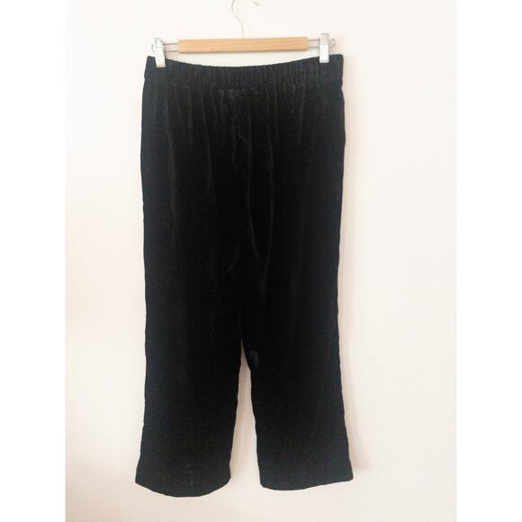 J Crew Pull On Peyton Pant in Black Velvet NEW With Tags Size 6 - Picture 3 of 7